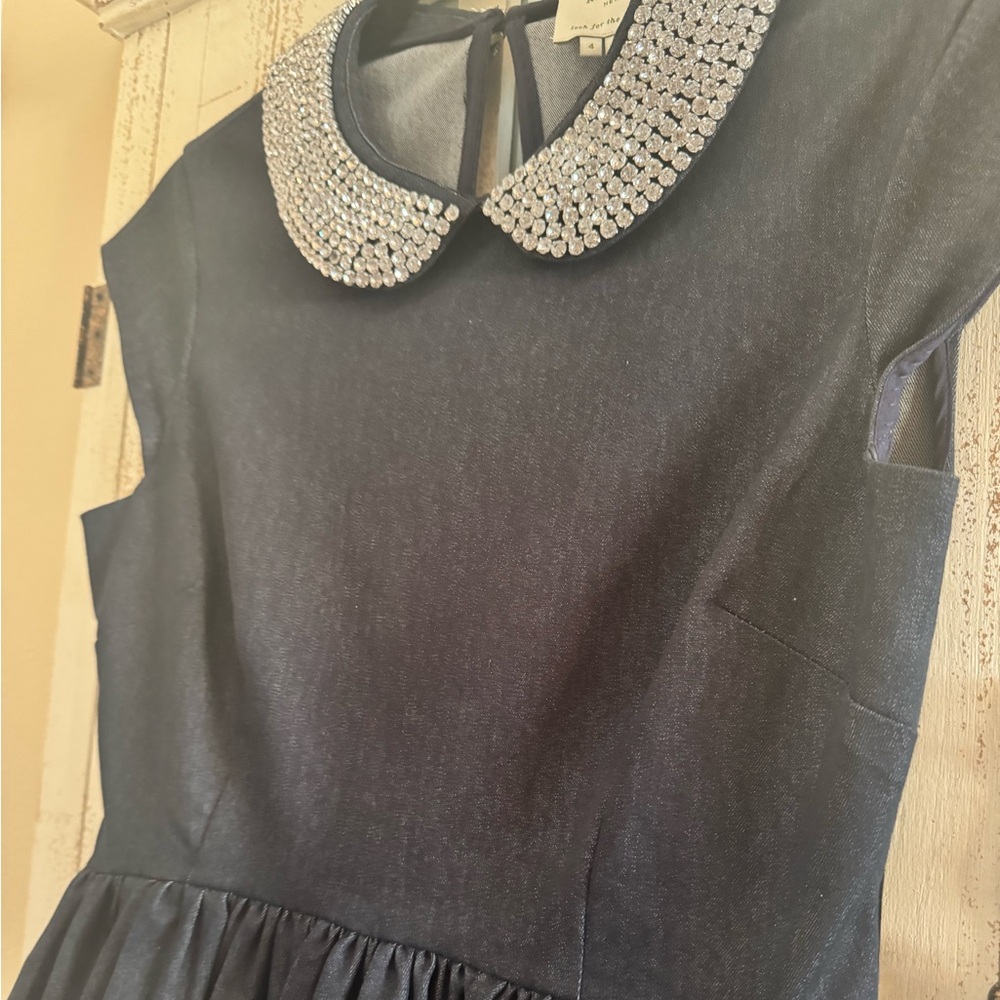 Kate Spade Denim Rhinestone Dress - Picture 4 of 7